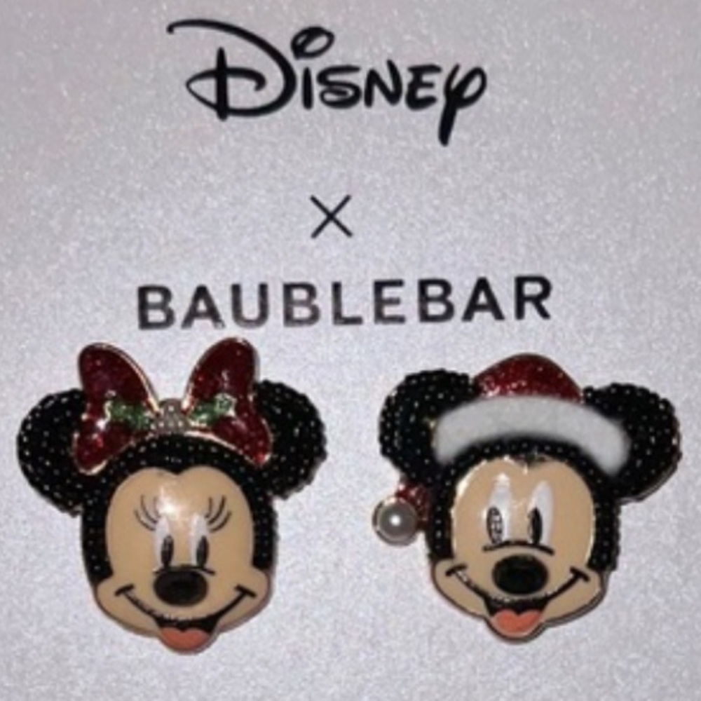 Baublebar x Disney - Christmas Mickey & Minnie Holiday Earrings